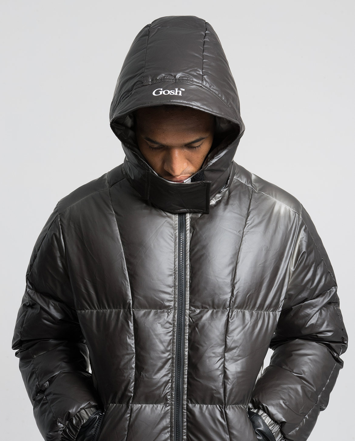 Heat Reactive Down Jacket - Dark Gray – GOSH Heat Reactive Down Jacket - Dark Gray – GOSH