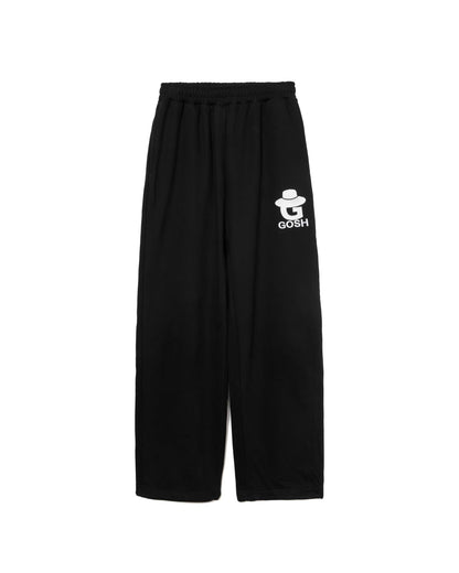 LOGO SWEAT PANTS - BLACK