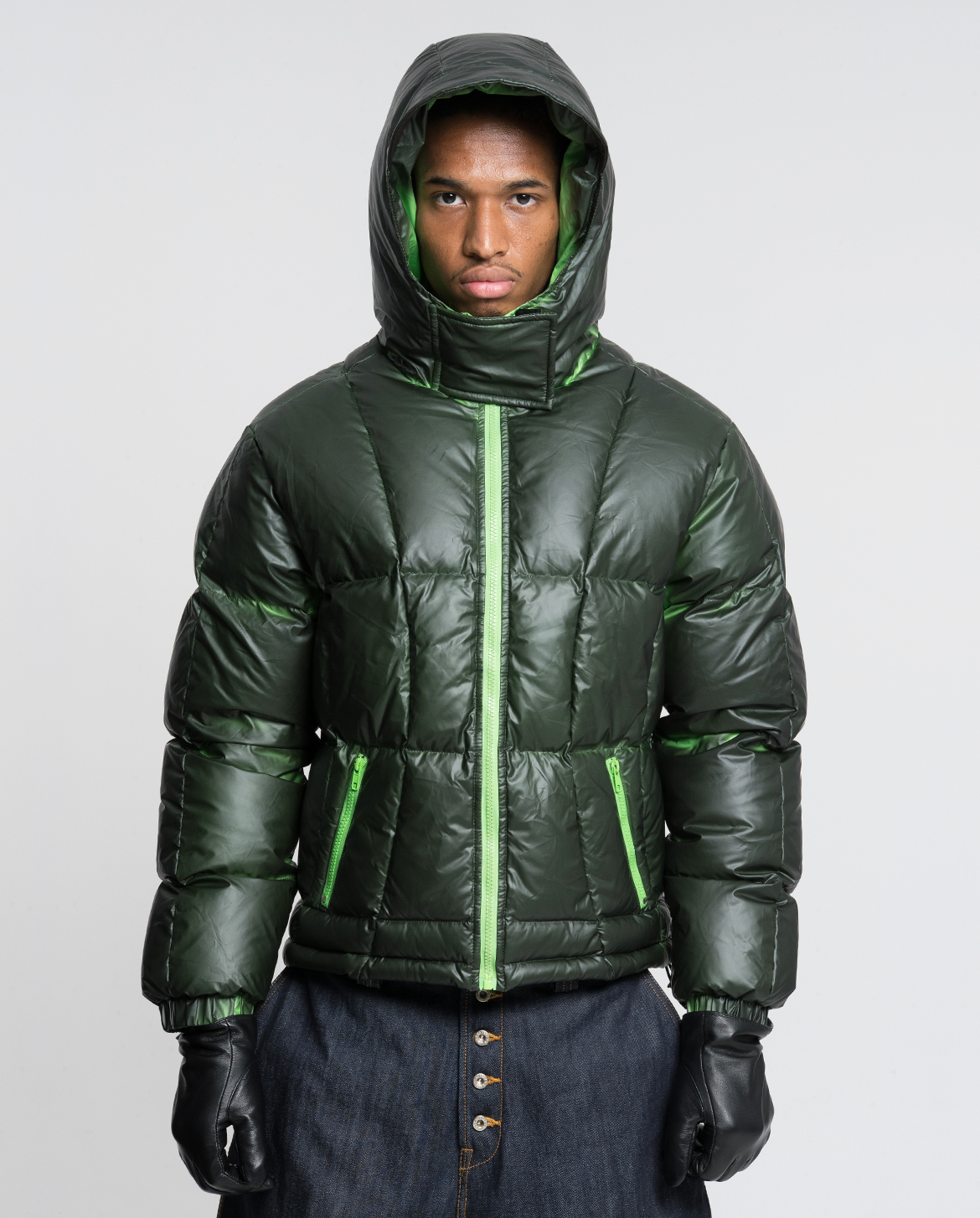 Heat Reactive Down Jacket - Green – GOSH Heat Reactive Down Jacket - Green – GOSH