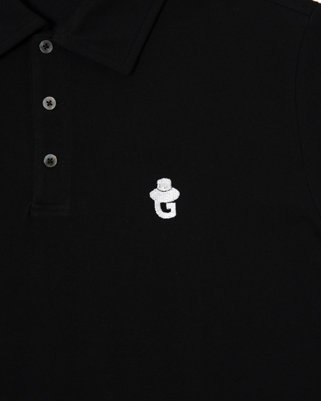 COOLMAX PERFORMANCE POLO SHIRTS - BLACK