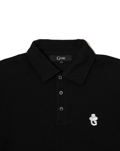 COOLMAX PERFORMANCE POLO SHIRTS - BLACK