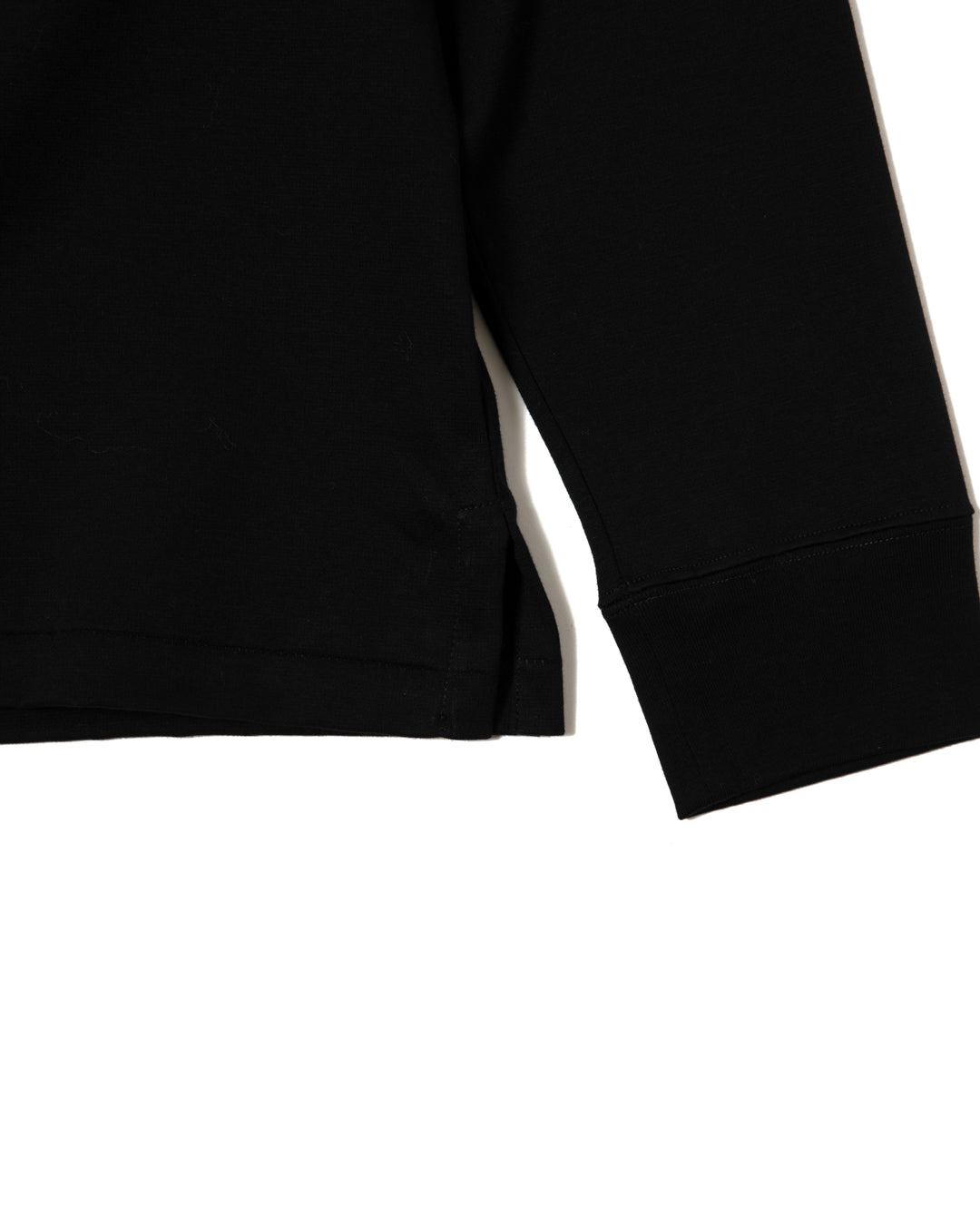 LONG SLEEVE POLO SHIRTS - BLACK