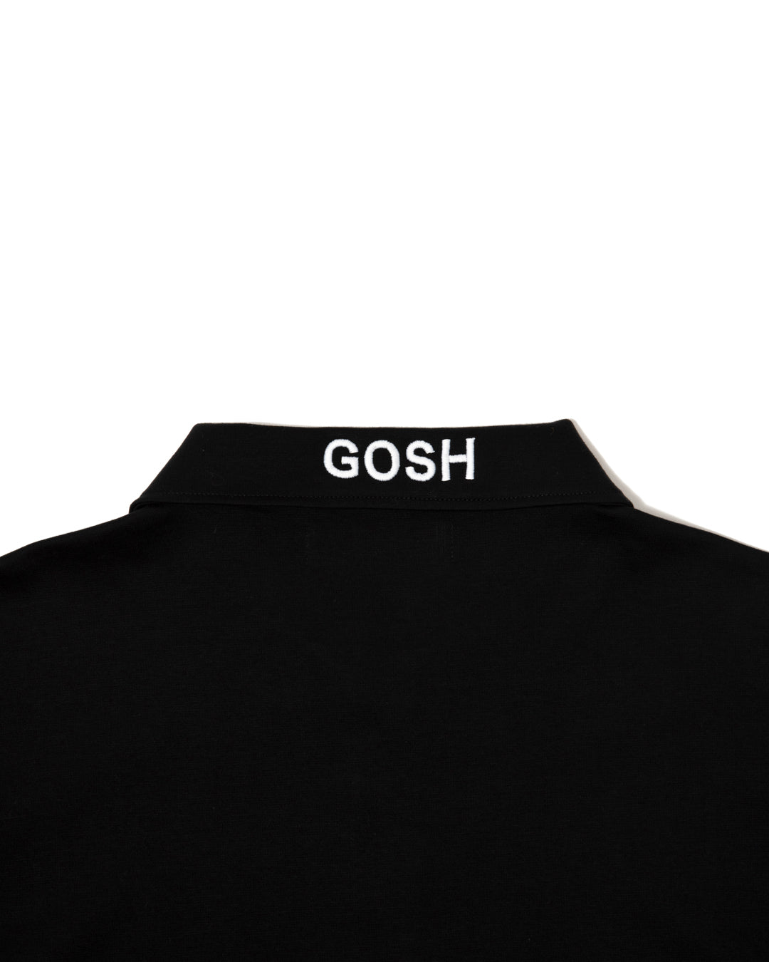 LONG SLEEVE POLO SHIRTS - BLACK