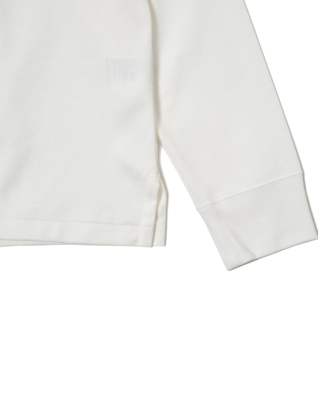 LONG SLEEVE POLO SHIRTS - WHITE