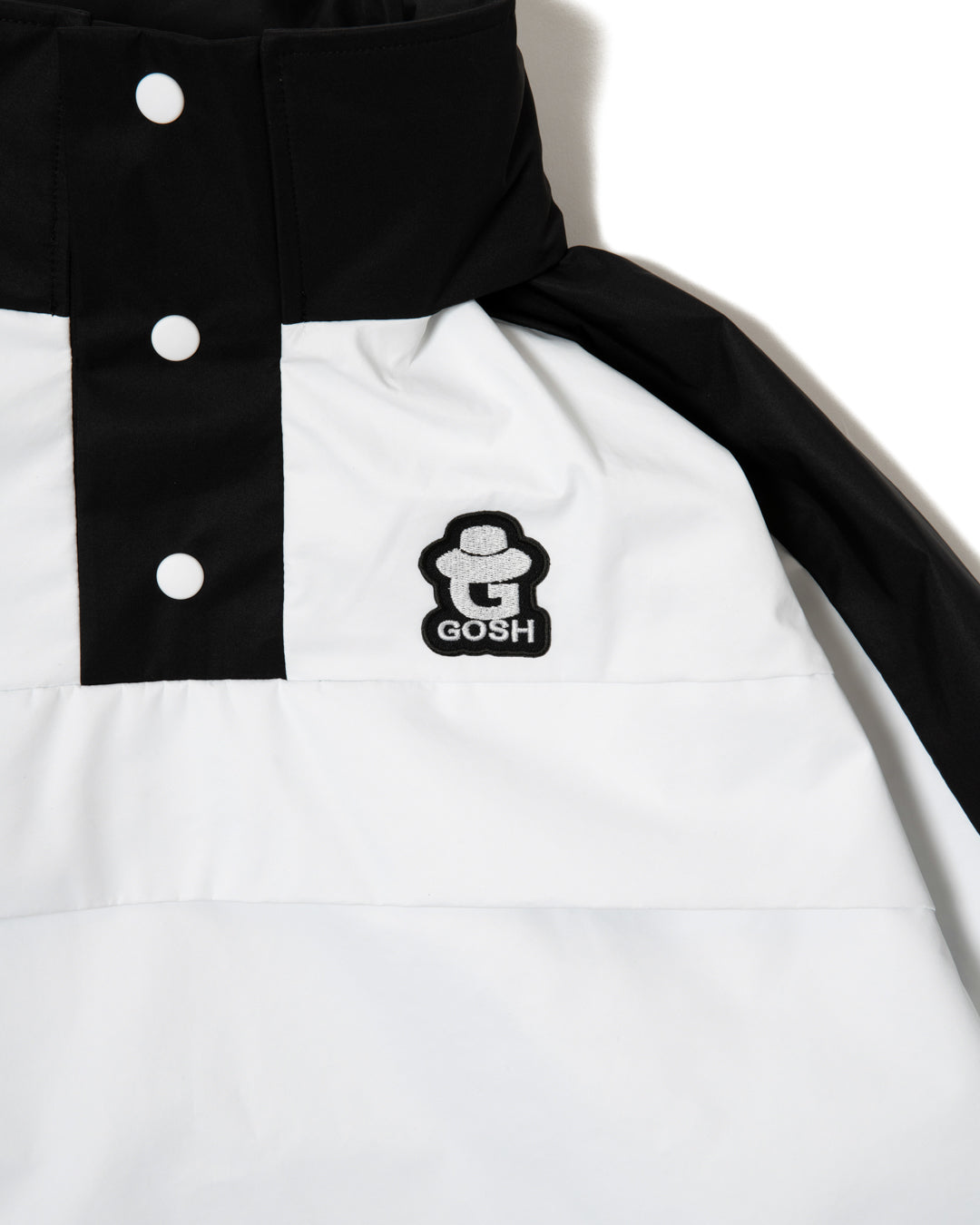 HYDRO SHIELD-TECH ANORAK JACKET - BLACK / WHITE