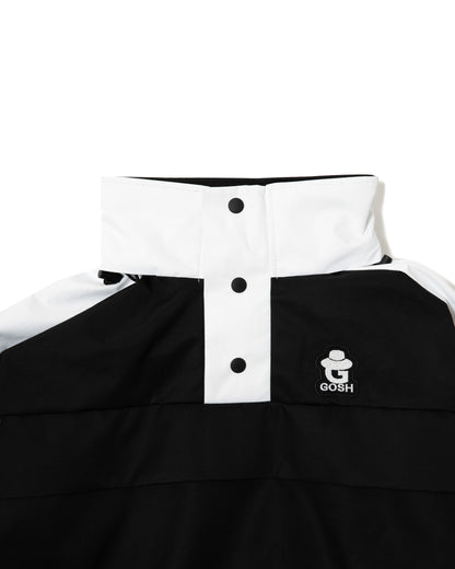 HYDRO SHIELD-TECH ANORAK JACKET -  WHITE / BLACK