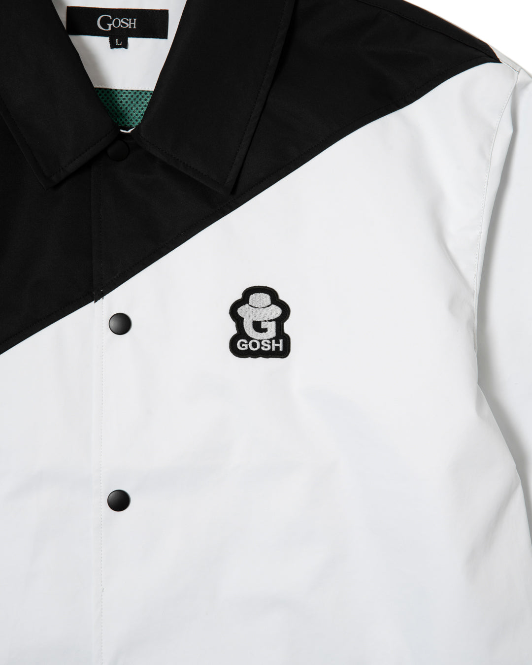 HYDRO SHIELD-TECH COACH JACKET -  BLACK / WHITE