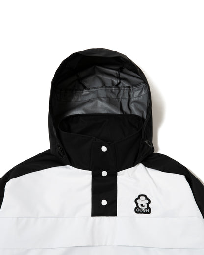 HYDRO SHIELD-TECH ANORAK JACKET - BLACK / WHITE