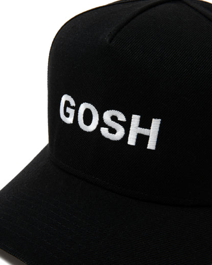 EMBROIDERY LOGO CAP - BLACK