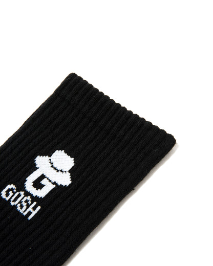 LOGO SOCKS - BLACK