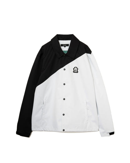 HYDRO SHIELD-TECH COACH JACKET -  BLACK / WHITE