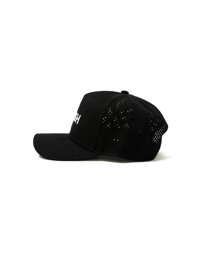 EMBROIDERY LOGO CAP - BLACK