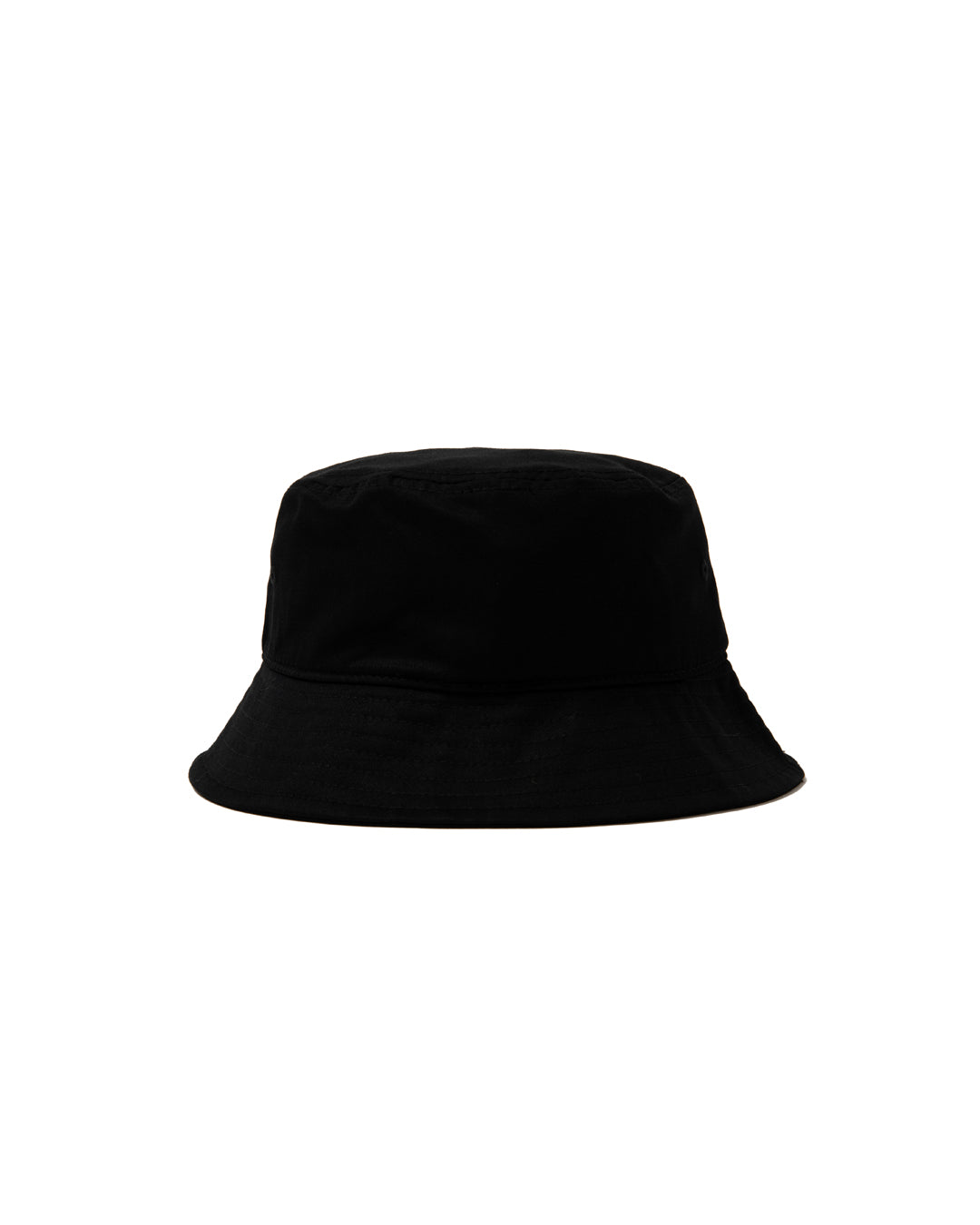 RUBBER PATCH BUCKET HAT - BLACK