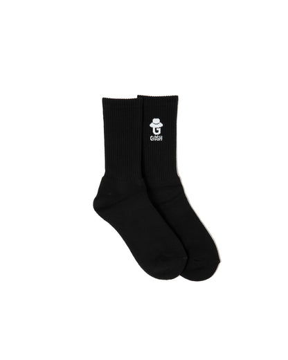 LOGO SOCKS - BLACK